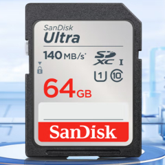 闪迪SD卡64G  140M/S